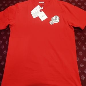 - Red Moncler t-shirt